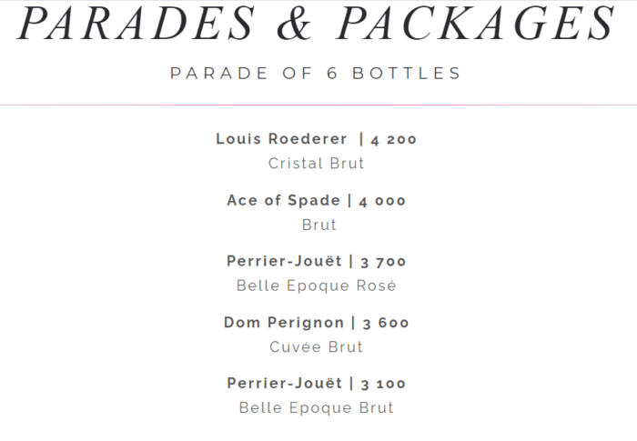Baoli Miami Bottle Service