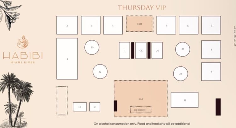 Habibi Miami Floor Plan